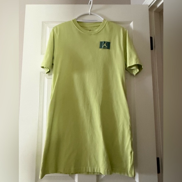 Air Jordan Lime Green T-Shirt Dress - Picture 1 of 3